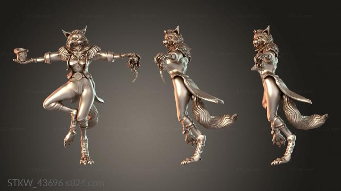 Cat Folk Magician Greetings Gracious