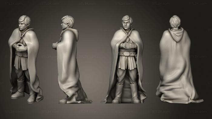 Military figurines (Cloaked Grand Master 04, STKW_4370) 3D models for cnc