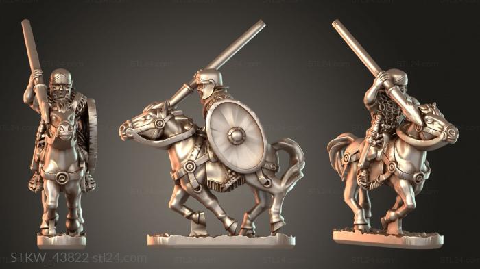 Military figurines (Cavalry l, STKW_43822) 3D models for cnc