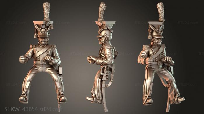 Cavalry Uhlans Walk Flagbearer