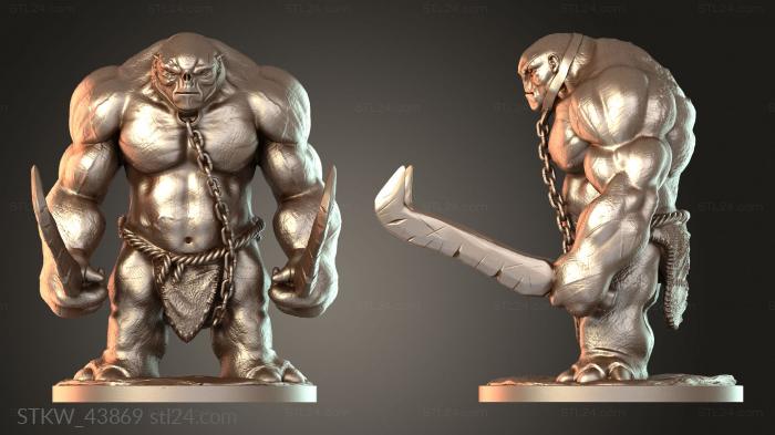 Cave Troll Dual Sword Rockwielder