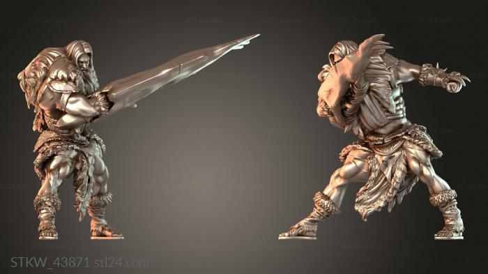 Caveman Barbarian Attacker