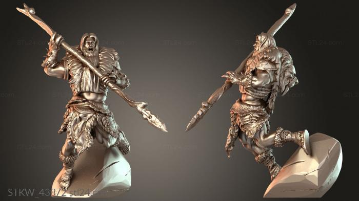 Caveman Barbarian Leaping