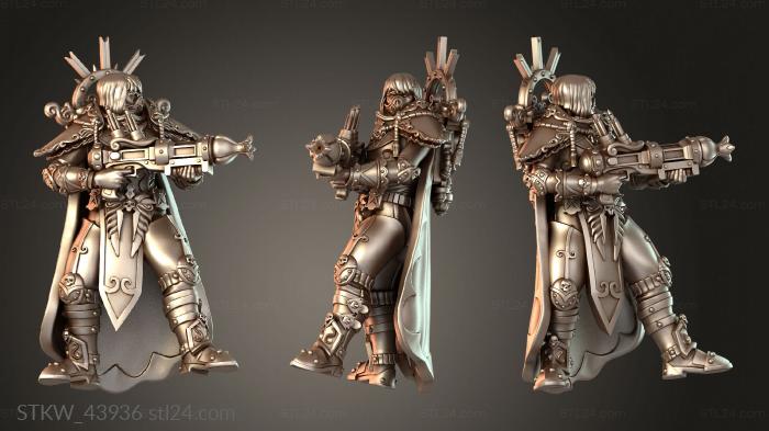Celestials Sergeant with Blade and Pistol