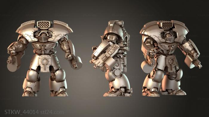 Military figurines (CENTAUR MIGHTY, STKW_44014) 3D models for cnc