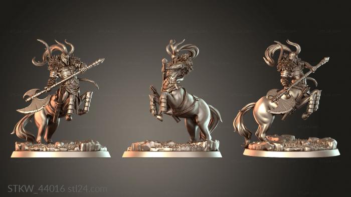 Military figurines (CENTAUR WISE, STKW_44016) 3D models for cnc
