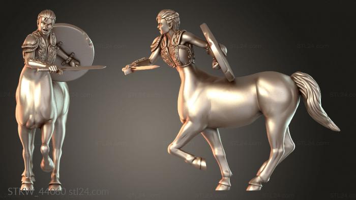 Centaur Sword and Shield Female