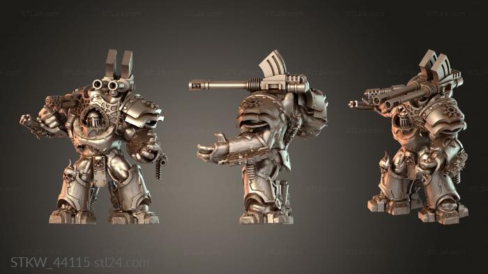 Chainblade and Autocannons Shouldered