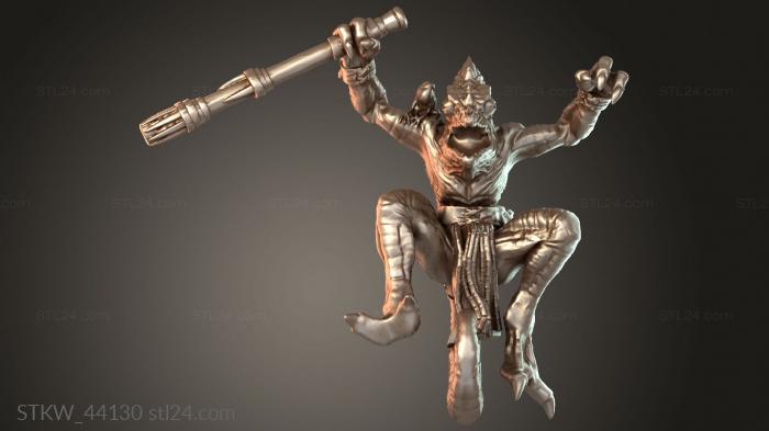 Military figurines (Chameleon Nimble, STKW_44130) 3D models for cnc
