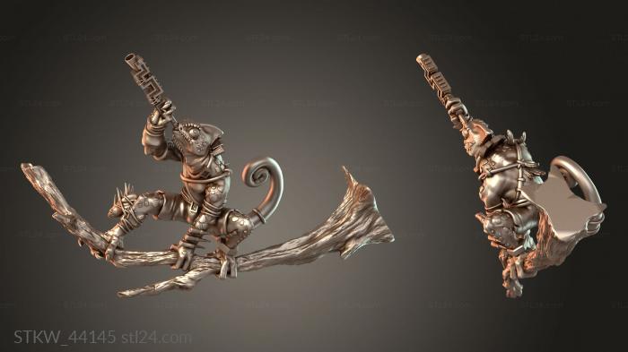 Military figurines (Chameleons Youthful, STKW_44145) 3D models for cnc