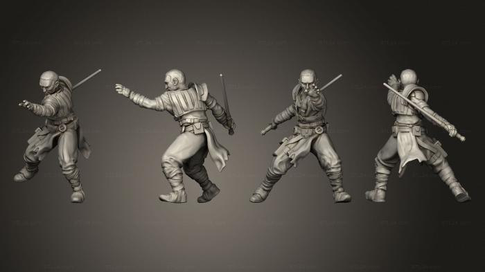 Military figurines (Combat Avenging Acolyte, STKW_4424) 3D models for cnc