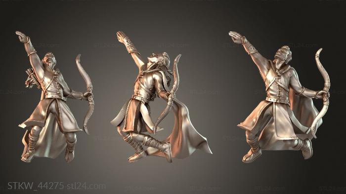 Military figurines (Chapterlaigalad Mounted Noble, STKW_44275) 3D models for cnc