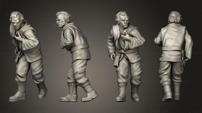 Military figurines (Combat Dr Skinjob, STKW_4435) 3D models for cnc