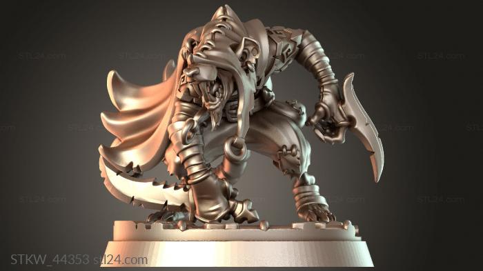 Military figurines (Charry the Natural Born Bandit – Wild Renegade Charry, STKW_44353) 3D models for cnc