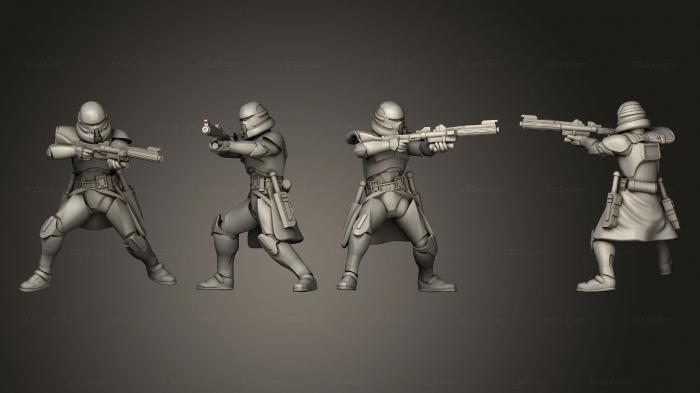 Military figurines (Combat Evictor Trooper, STKW_4436) 3D models for cnc