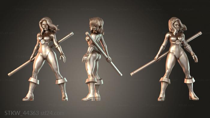 Military figurines (Cheetara – Agile Thunder Warrior, STKW_44363) 3D models for cnc