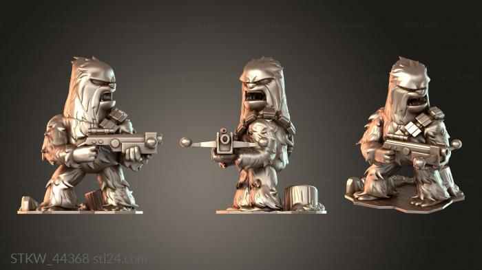 Chewbacca Chibi – Cute Wookiee Warrior