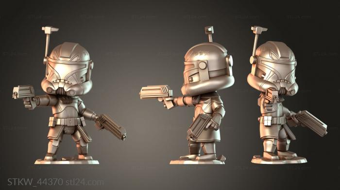 Chibi Captain Rex Planet – Miniature Clone Leader