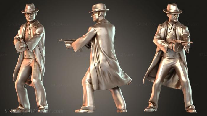 Chicago Gangsters Gangster Male – Vintage Mobster Figure