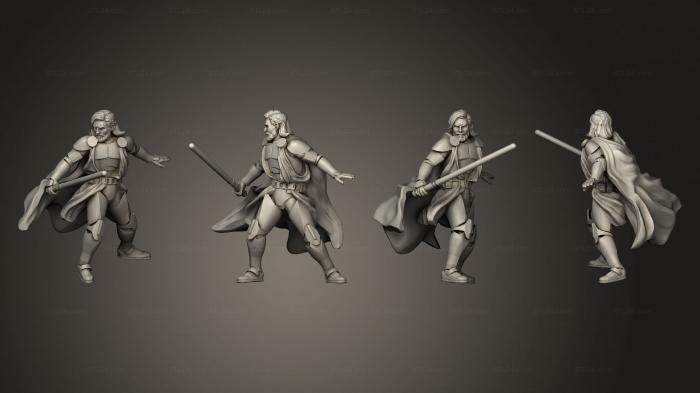 Military figurines (Combat General Benjamin, STKW_4439) 3D models for cnc