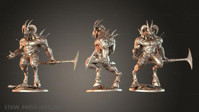 Clan Giant Warrior on Goat