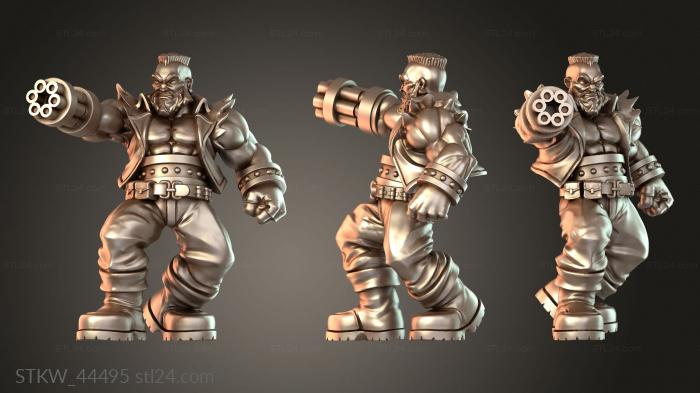 Military figurines (Classic William Barr Noble, STKW_44495) 3D models for cnc