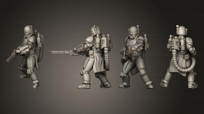 Military figurines (Combat Ironmando, STKW_4454) 3D models for cnc