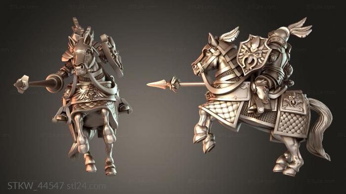 Closed Helmet with Pointed Lance