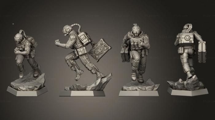 Military figurines (Combat Medic, STKW_4461) 3D models for cnc