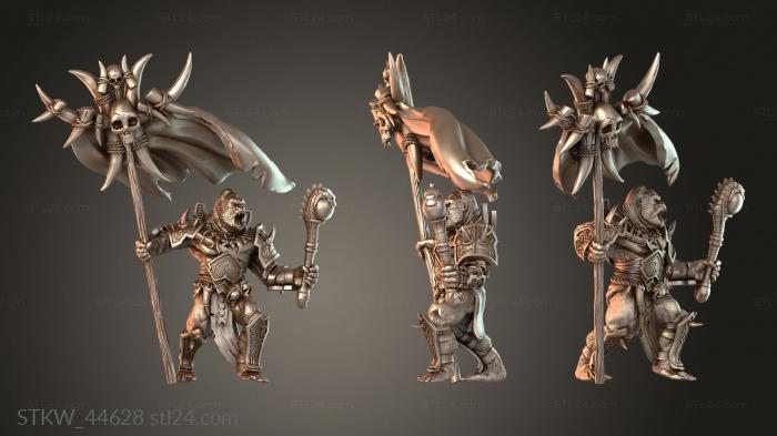 Command Banner Bearer with Club