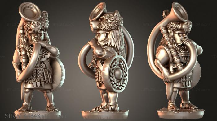 Military figurines (Command Eagle Emblem, STKW_44643) 3D models for cnc