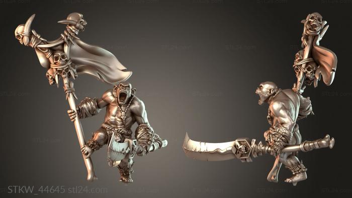 Command Flagbearer with Spear