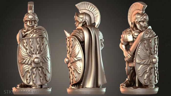 Military figurines (Command Guard Prime, STKW_44654) 3D models for cnc