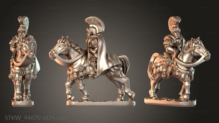 Military figurines (Command Legate Keen, STKW_44670) 3D models for cnc