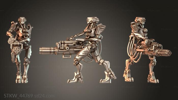 Corp Mech Squad Drone with Minigun