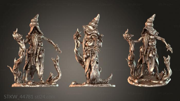 Military figurines (Corrupted Ambrosia Heroic Mage, STKW_44781) 3D models for cnc
