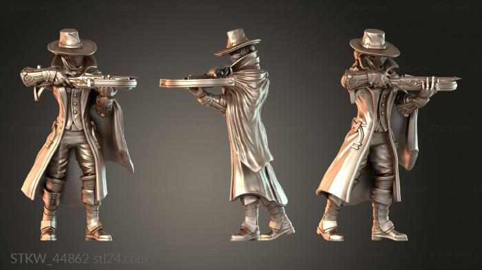 Military figurines (Crimson Hunters Hat Worn, STKW_44862) 3D models for cnc