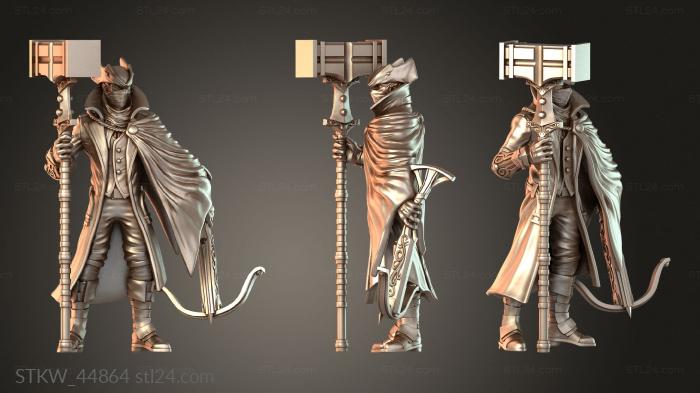 Military figurines (Crimson Hunters Maul Iron, STKW_44864) 3D models for cnc