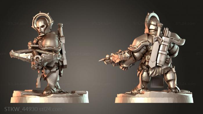 Military figurines (Crossbow Z Reinforced, STKW_44930) 3D models for cnc