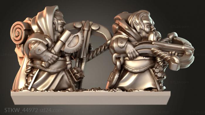 Military figurines (Crossbows Strips NS Reinforced, STKW_44972) 3D models for cnc
