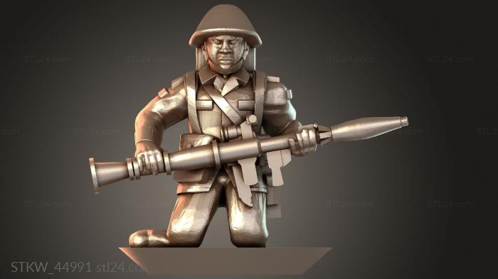 Crouching Holding RPG in Ready