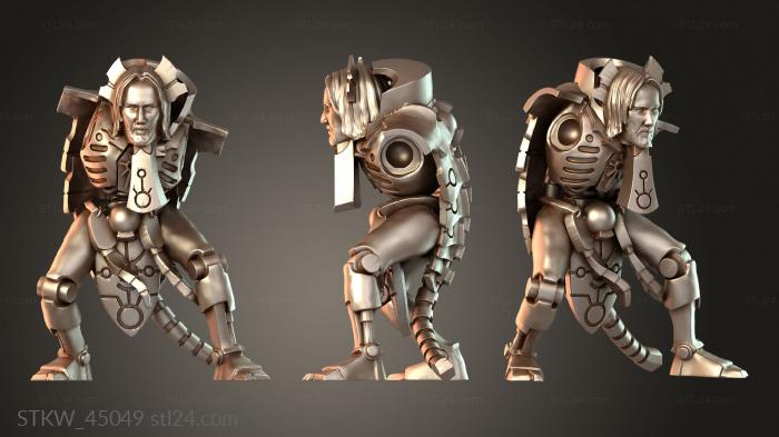 Military figurines (Cryptek Keanu Arcane, STKW_45049) 3D models for cnc