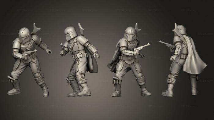 Military figurines (Combat The Huntsman, STKW_4507) 3D models for cnc