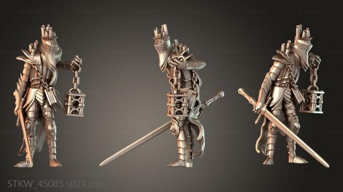 Cursed Knight with Lantern Haunted