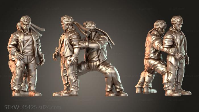 Cyber Kungfu Master Cyberpunk Fight Stance Agile