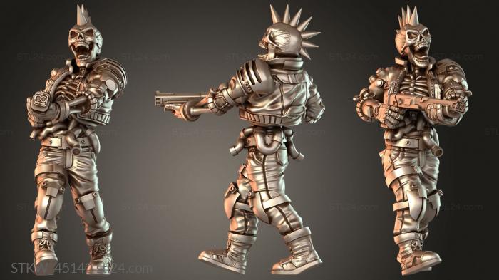 Cyber Skelepunk Alero Skulled