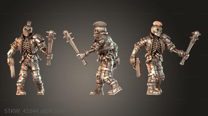 Cyber Skelepunk Rikardo Rusted