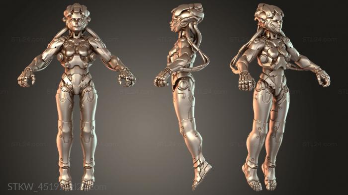 Cyberpunk Dauther Vursula Augmented