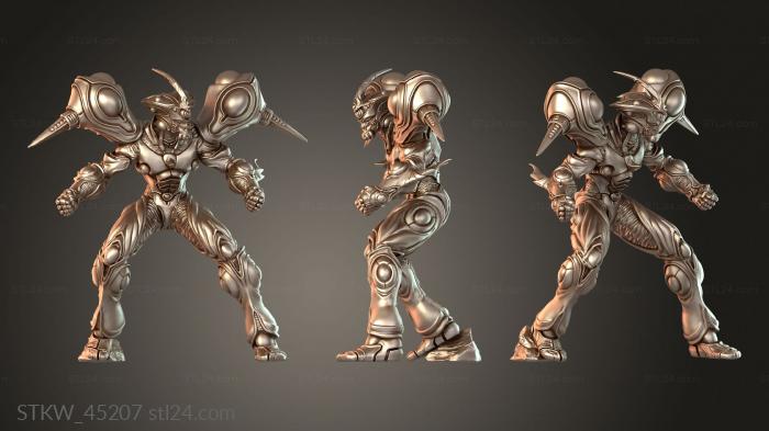 Cyberpunk Gigantic Bio Techno Man B Mutated
