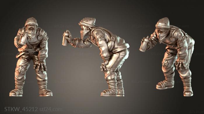 Cyberpunk Haelstrom Gang Henrick Armed
